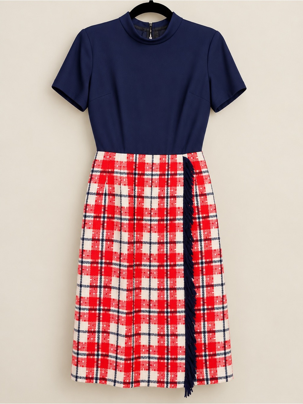 Vintage 1960s Handmade Jackie-O/ Mod Dress & Cropped Jacket Set - Picture 3 of 16